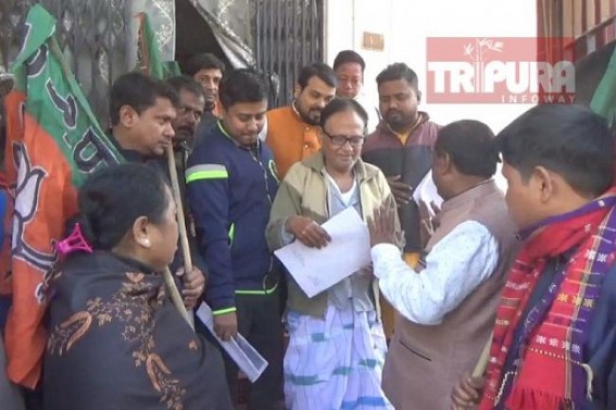 BJP begins ‘Ghar Ghar chalo’ abhiyaan in Tripura BJP begins ‘Ghar Ghar chalo’ abhiyaan in Tripura